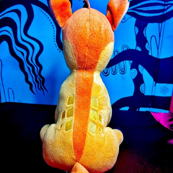 Bambi Faline 11" Plush Sitting Stuffed Animal Walt Disney Deer Fawn Sewn Eyes - Picture 2 of 3